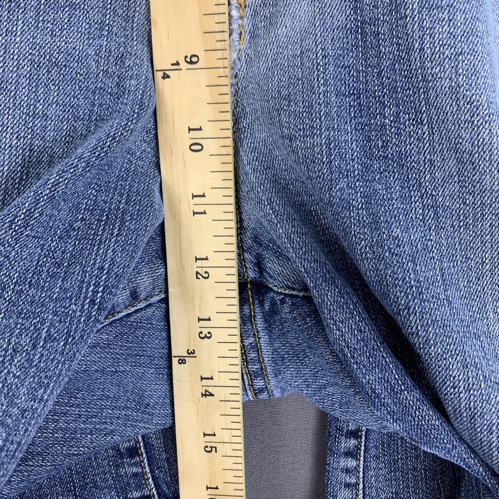 Lucky Brand Dungarees Jeans Mens 38x29 Blue Straight Leg Button Fly USA Made - Picture 13 of 16